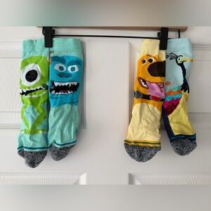 Stance Kids Monster Crew Socks in Aqua, Lime Green, Yellow and Light Blue